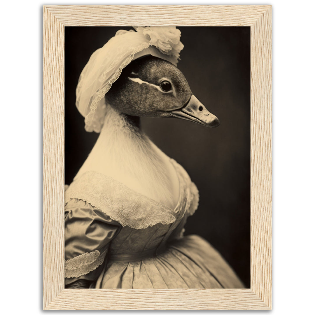 Quack-tastic Duck Bride Wall Art Print