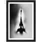 Modernist Eiffel Tower Noir Wall Art Print