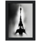 Modernist Eiffel Tower Noir Wall Art Print