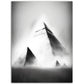 Giza's Monochromatic Wonder Wall Art Print