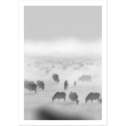 Magical Serengeti Migration Wall Art Print