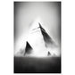 Giza's Monochromatic Wonder Wall Art Print