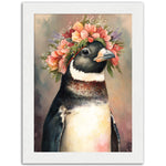 Load image into Gallery viewer, Regency-era Penguin Floral Bloom