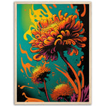 Load image into Gallery viewer, Magical Marigold Abstract Flower Wall Art Print