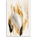 Load image into Gallery viewer, Golden Flow Abstract Patterns Wall Art Print

