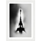 Modernist Eiffel Tower Noir Wall Art Print