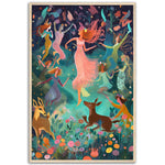 Load image into Gallery viewer, Wild Women Dancing in Nature Wall Art Print