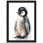 Load image into Gallery viewer, Penguin Fluffy Pal Nursery Wall Art Print