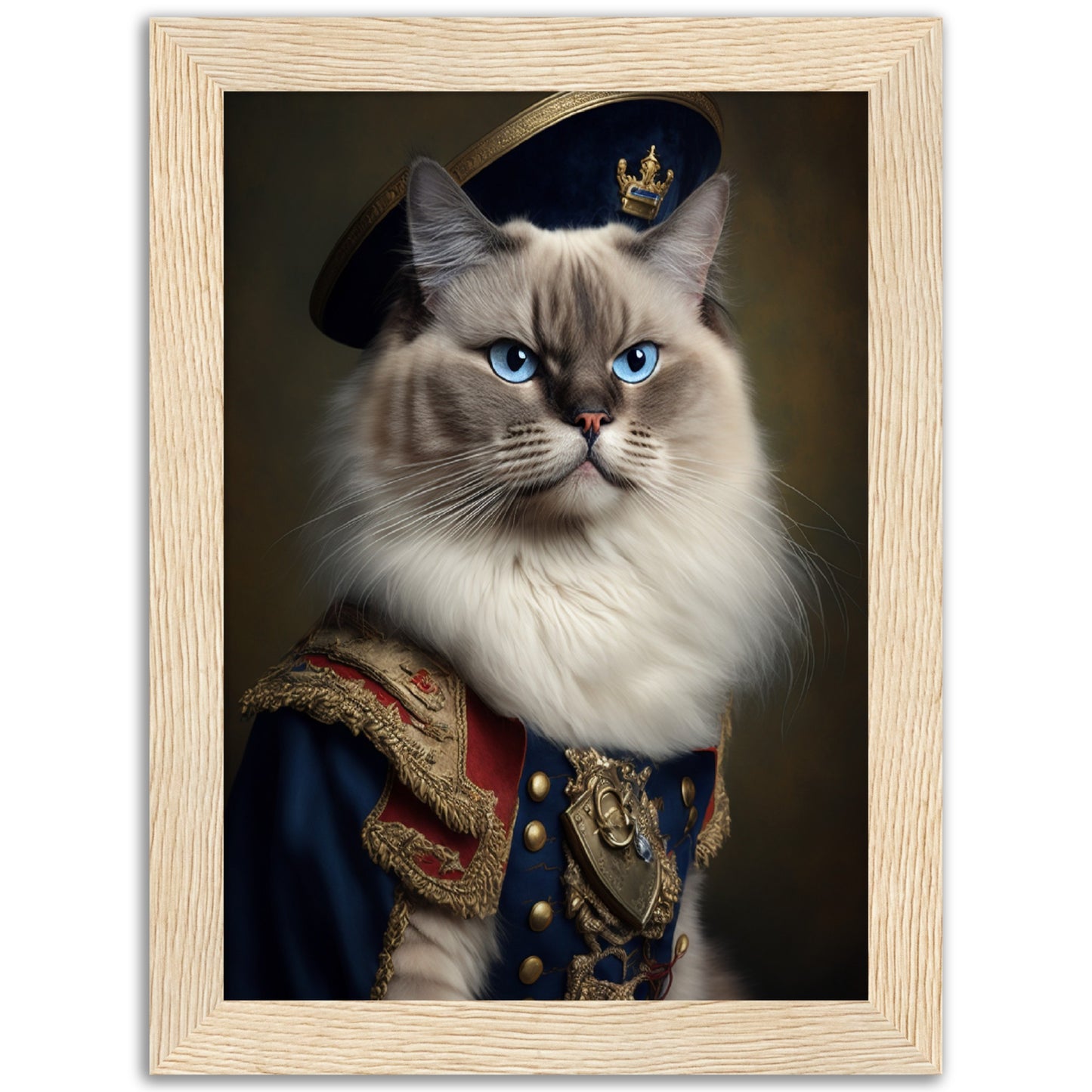 Ragdoll Portraiture Wall Art Print