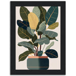Load image into Gallery viewer, Trendy Rubber Plant Wall Art Print