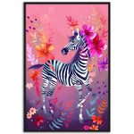 Load image into Gallery viewer, Zebra Fiesta Wall Art Print