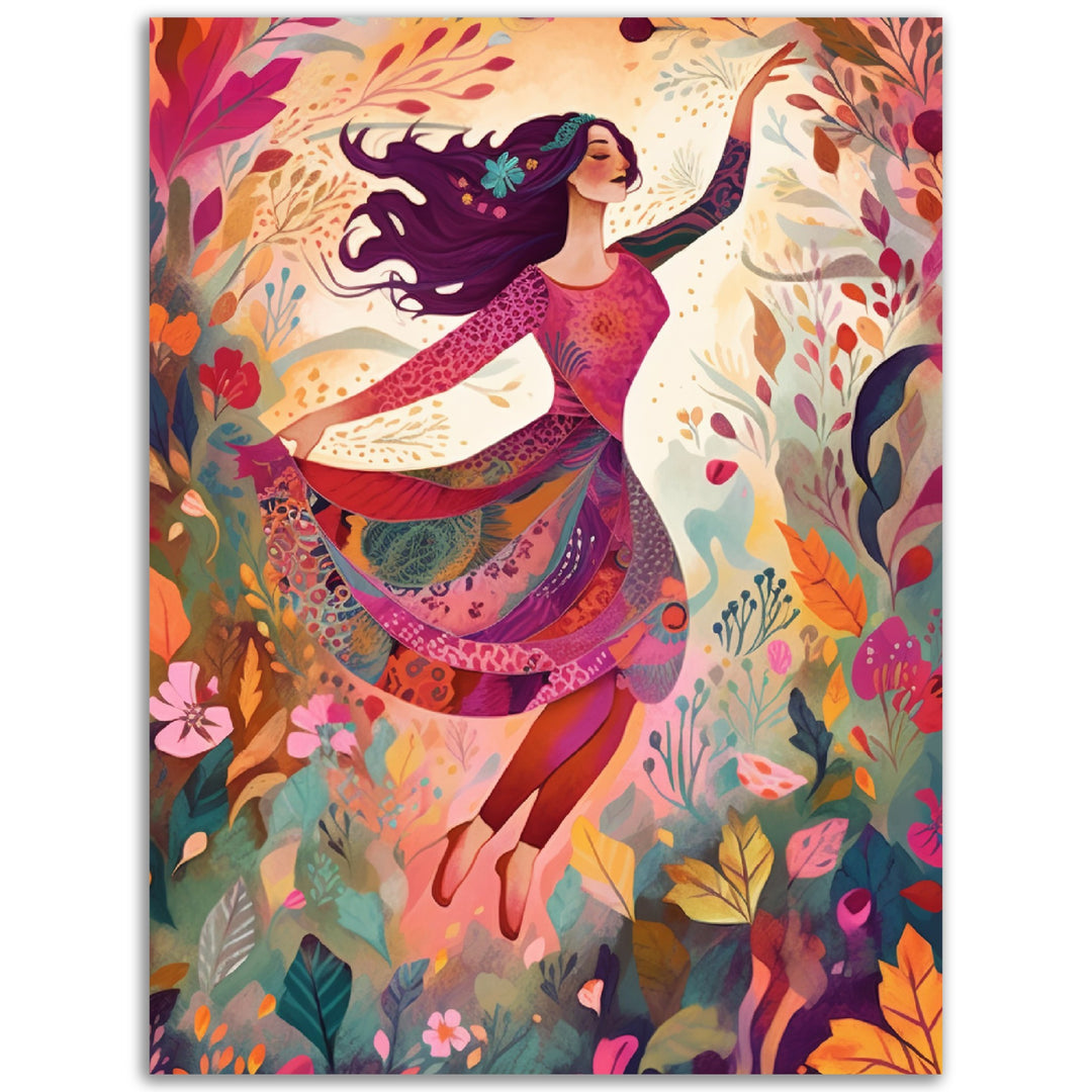 Nature's Joyful Dance Wall Art Print