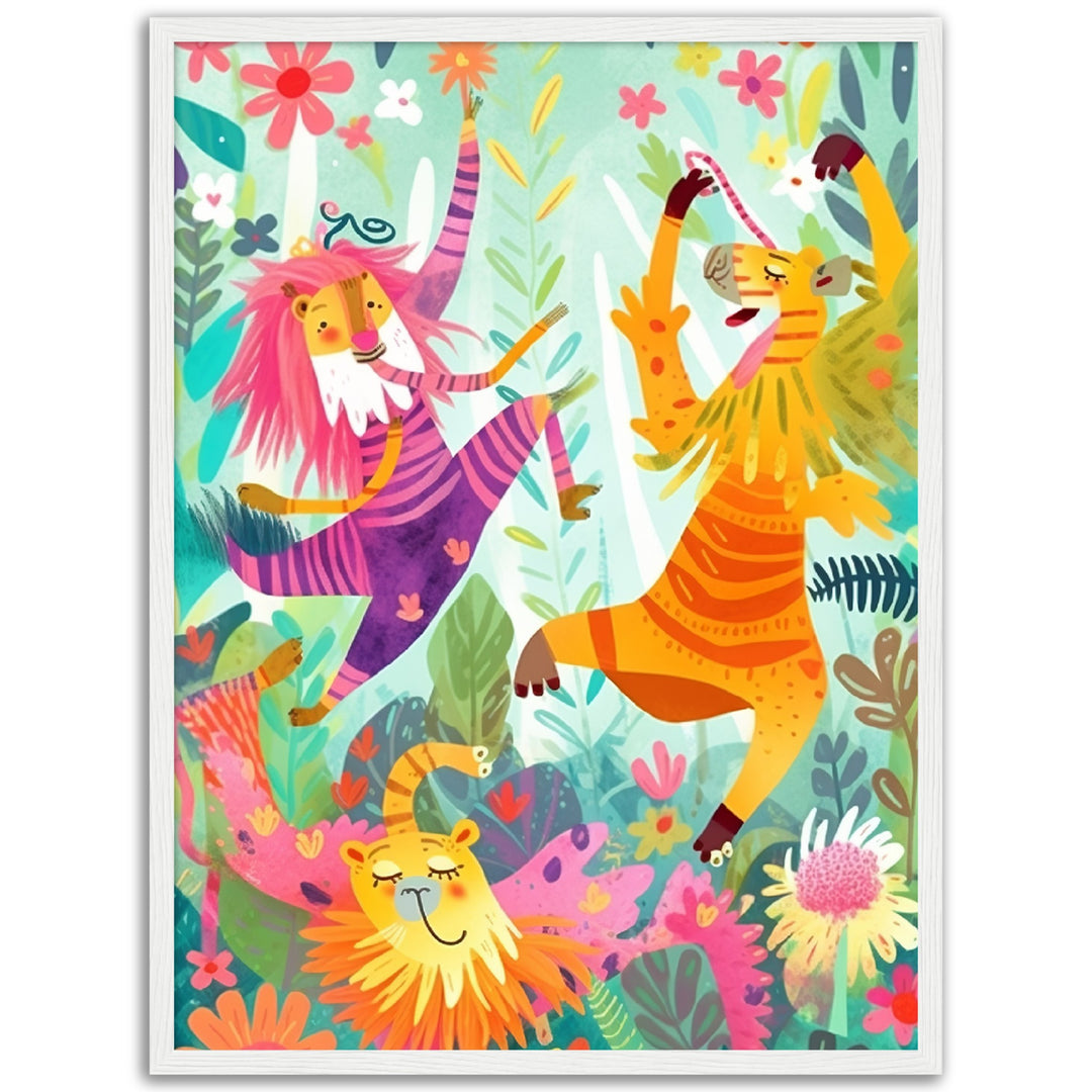 Jungle Jubilation Nursery Wall Art Print