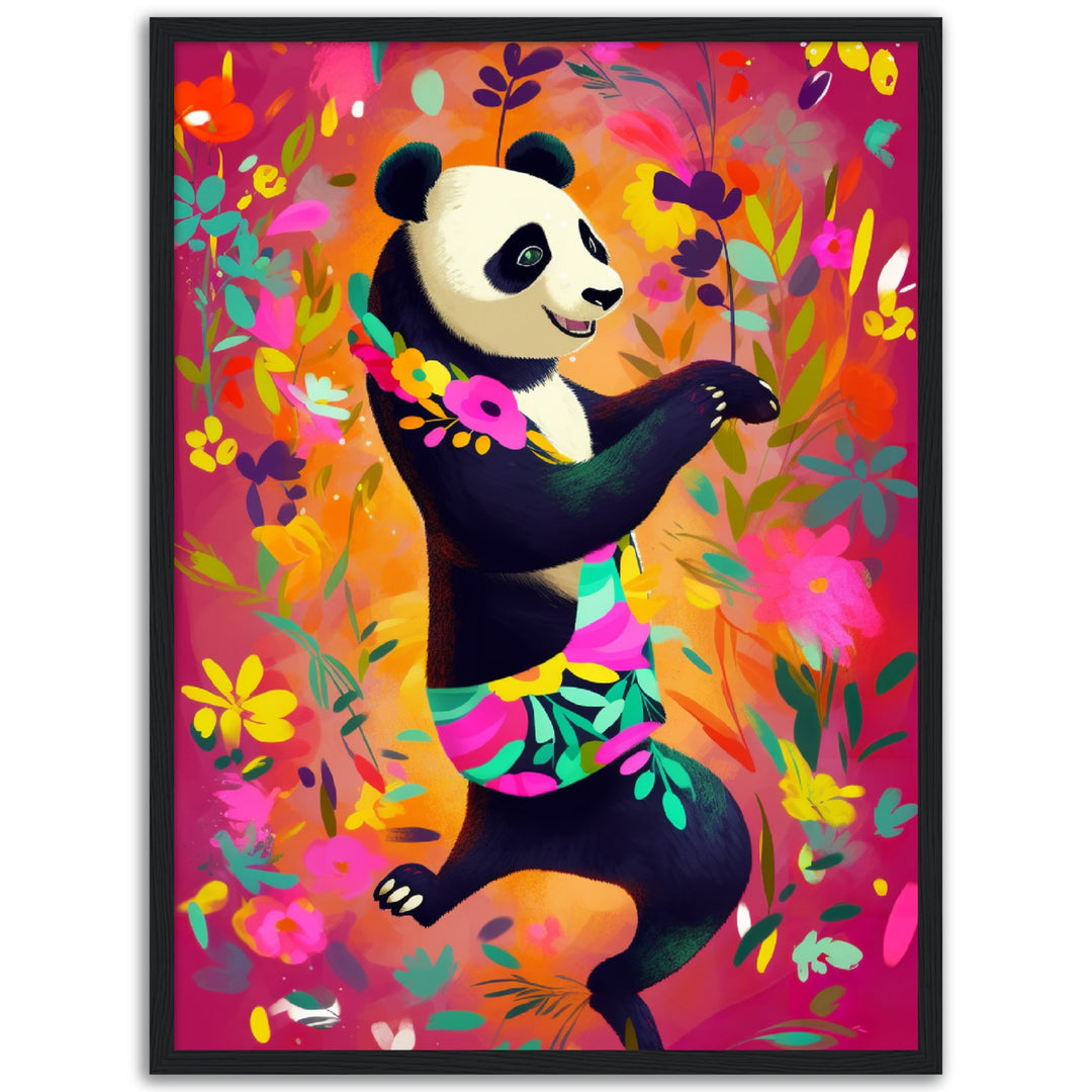 Panda Party: A Joyful Celebration Wall Art Print