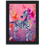 Load image into Gallery viewer, Zebra Fiesta Wall Art Print