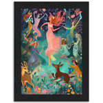 Load image into Gallery viewer, Wild Women Dancing in Nature Wall Art Print