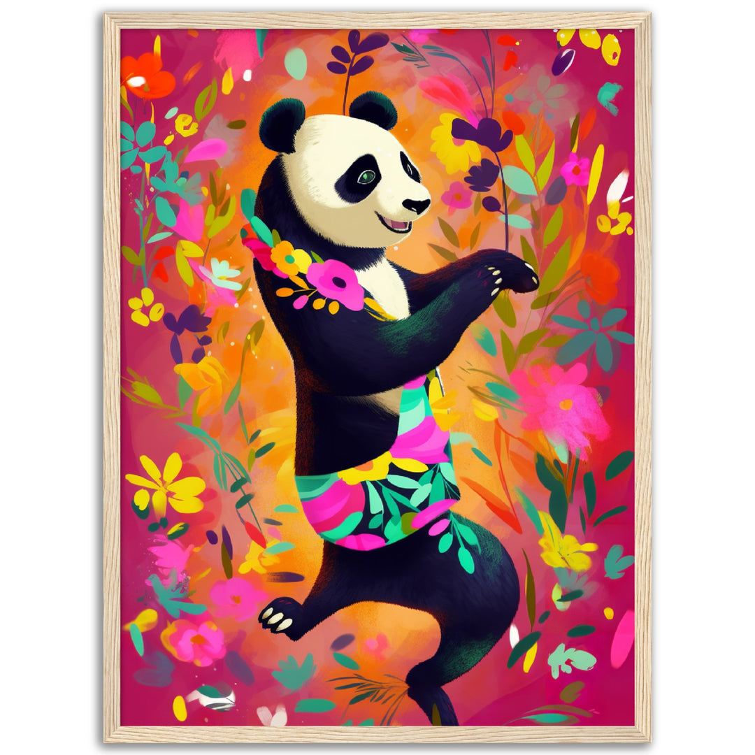 Panda Party: A Joyful Celebration Wall Art Print