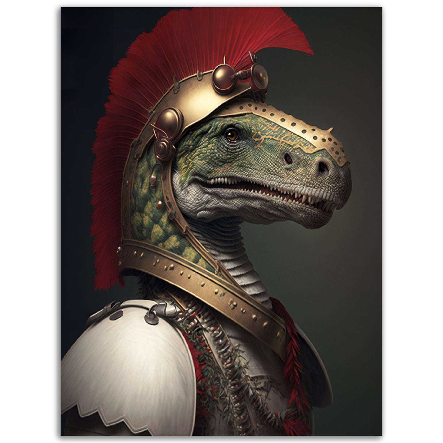 Dinosaur Classic Portraiture Wall Art Print