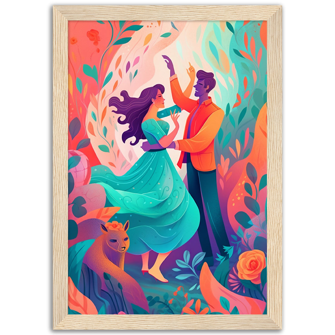 Nature's Dance of Love Wall Art Print