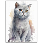 Load image into Gallery viewer, Cute Cat Painting Whisker Wonderland Wall Art Print