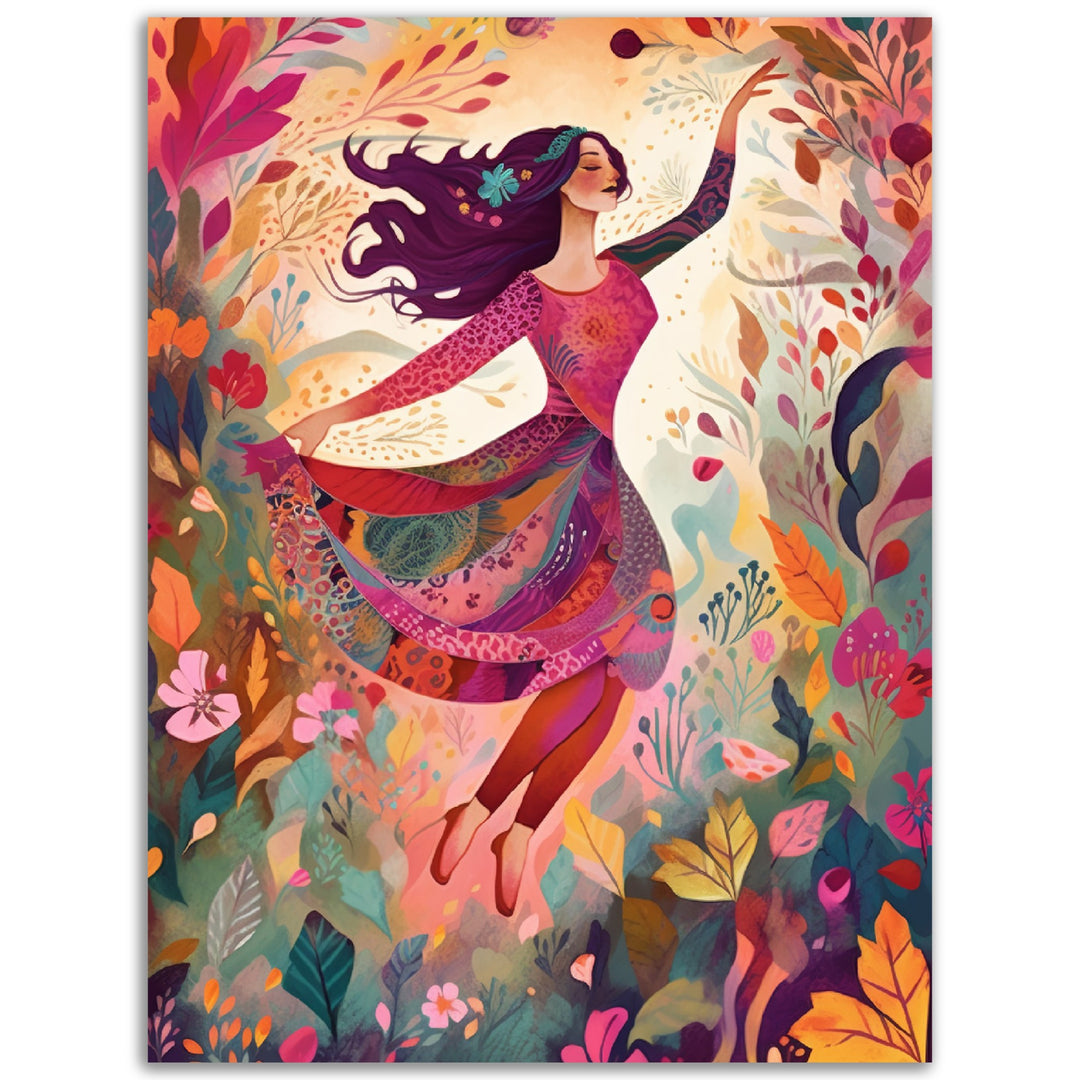 Nature's Joyful Dance Wall Art Print