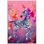 Load image into Gallery viewer, Zebra Fiesta Wall Art Print
